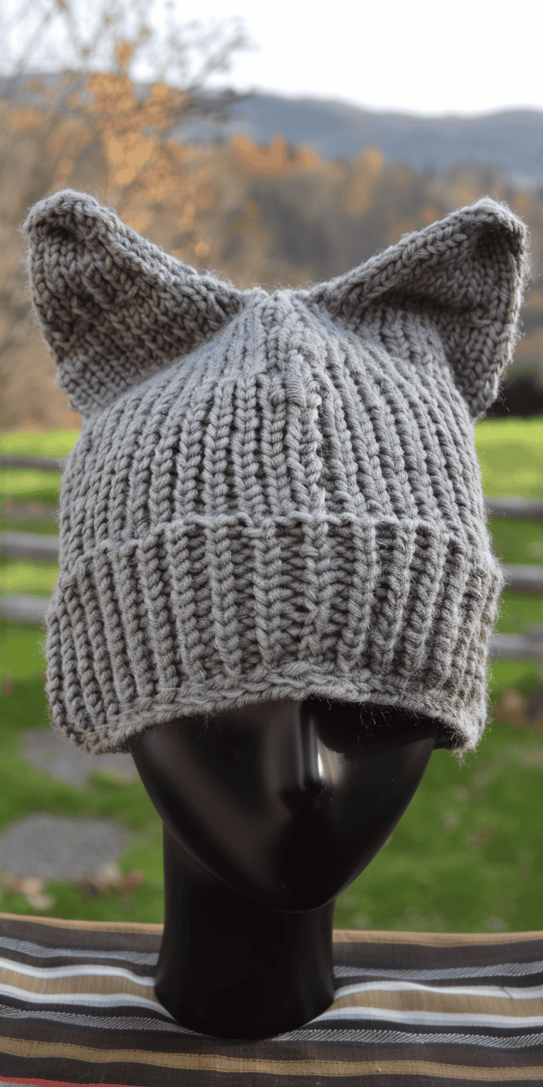 24 Cat Beanie Crochet Patterns: Unleash Your Inner Crafter Today! 46 jakecain7 httpss.mj .rungiKVrof Vi8 The image shows a gray kni cad7baa3 0552 4ead 9a74 07fb07d55125 0 1