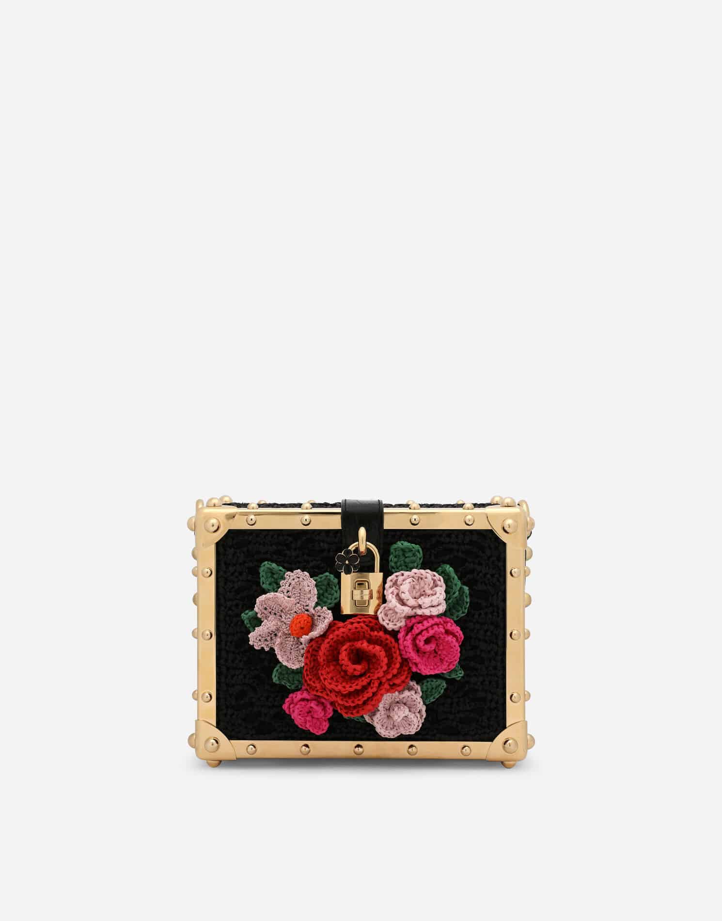 Raffia Crochet Dolce Box Bag