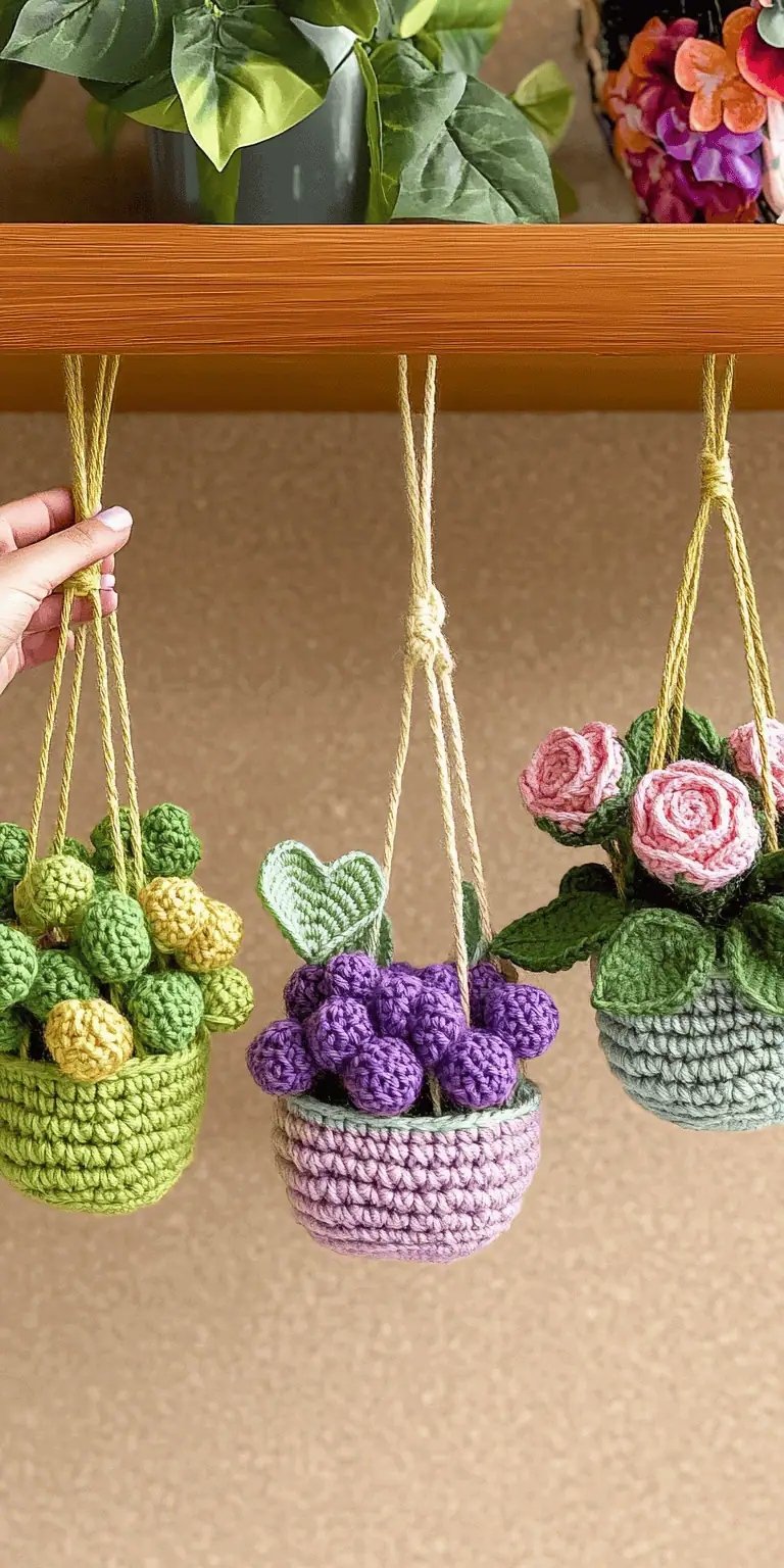 15 Hanging Plant Crochet Patterns: Brighten Your Home with Handmade Decor