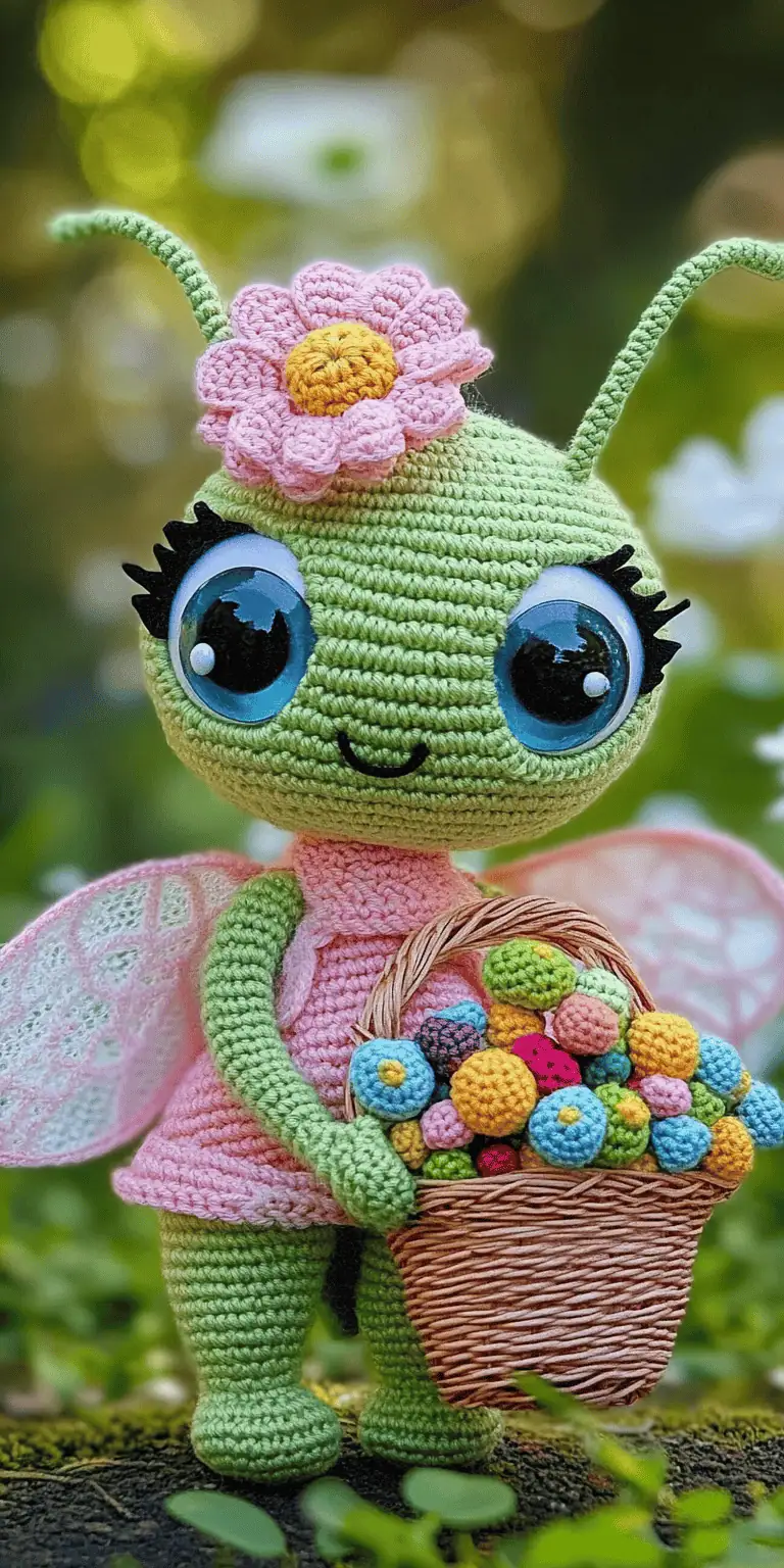 Dragonfly Amigurumi Crochet Pattern PDF