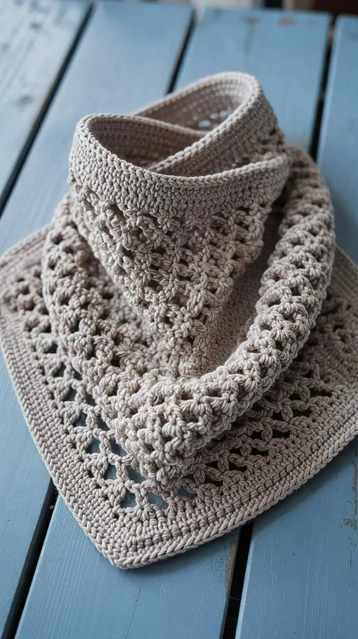 26 Neck Warmer Crochet Patterns: Fashionable DIY Projects for Beginners 4 a close up photograph of a crocheted nec kDJjFb73QiaMV9KR 2jhsw a D945RDT CMNdnrv7GuUg