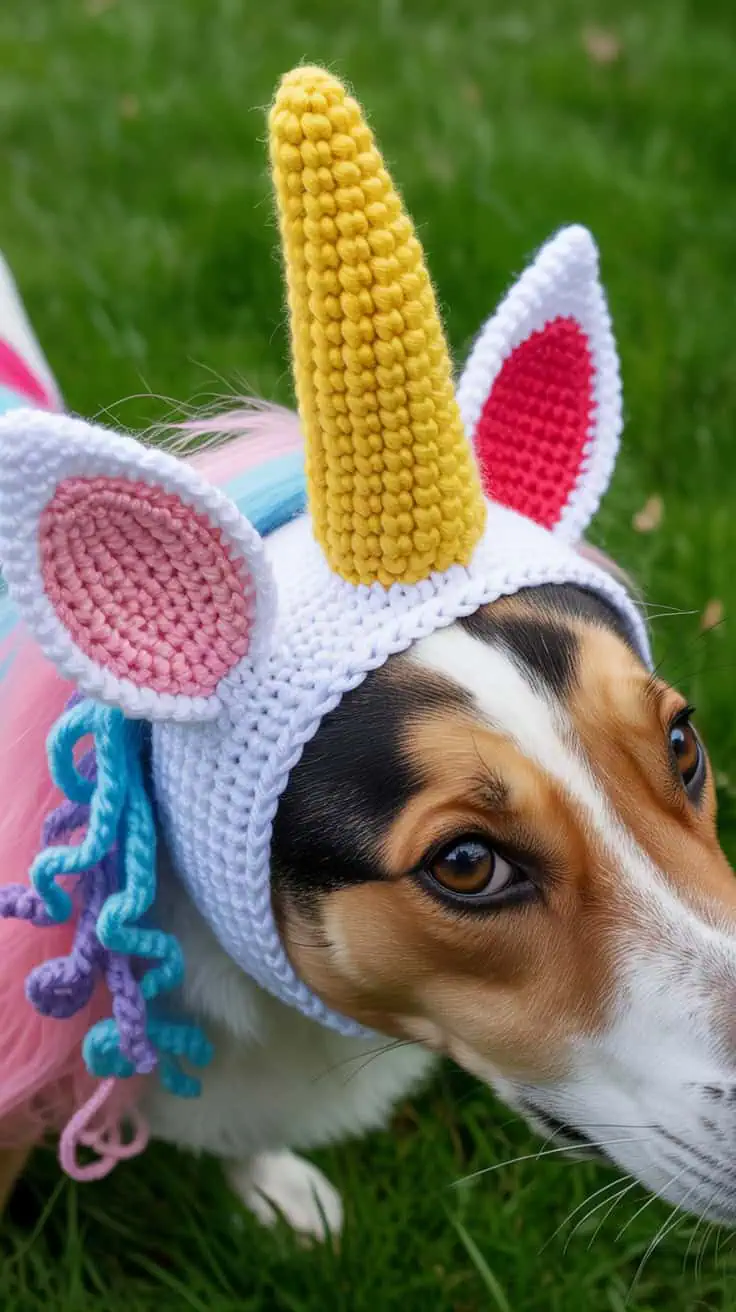 22 Unicorn Hat Crochet Patterns: Create Magical Hats for All Ages 36 a close up photograph of a handmade unic fWZvWonsRu 8KeUyN7EpAA z