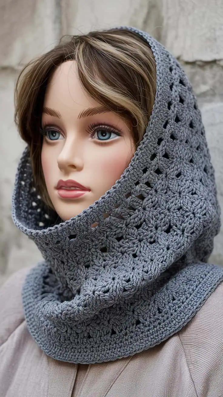 26 Neck Warmer Crochet Patterns: Fashionable DIY Projects for Beginners 30 a close up photograph of a mannequin hea DupuIKWSK6WMjDulfLlAA t5dMJlcGSzqO4Ru8Rv53Ug