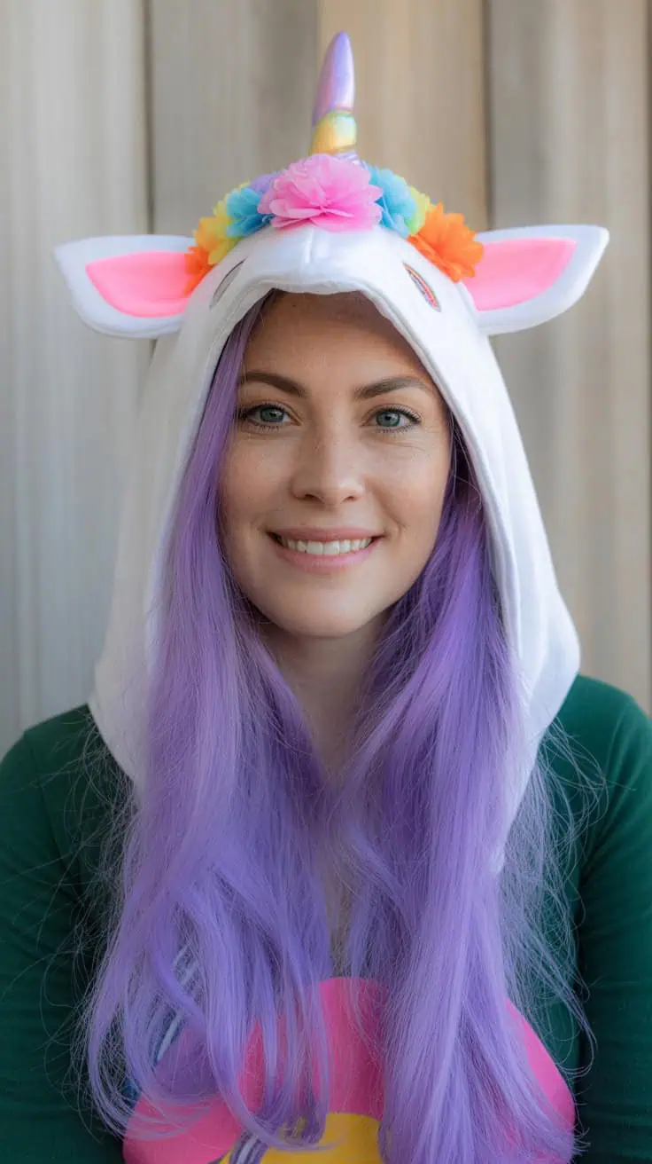 22 Unicorn Hat Crochet Patterns: Create Magical Hats for All Ages 8 a close up portrait of a woman wearing a W3OxIIHxQKOTaWglBsZLDQ foUWjqU QWyTW03MQjrrIA