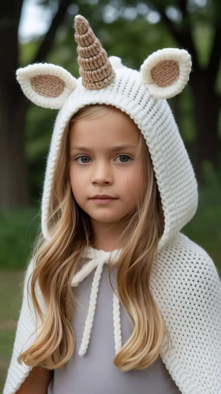 22 Unicorn Hat Crochet Patterns: Create Magical Hats for All Ages 42 a close up portrait of a young caucasian HzvnSJrySuixwTzonul Yw o1ki44jSSKiURZtWVl5M Q