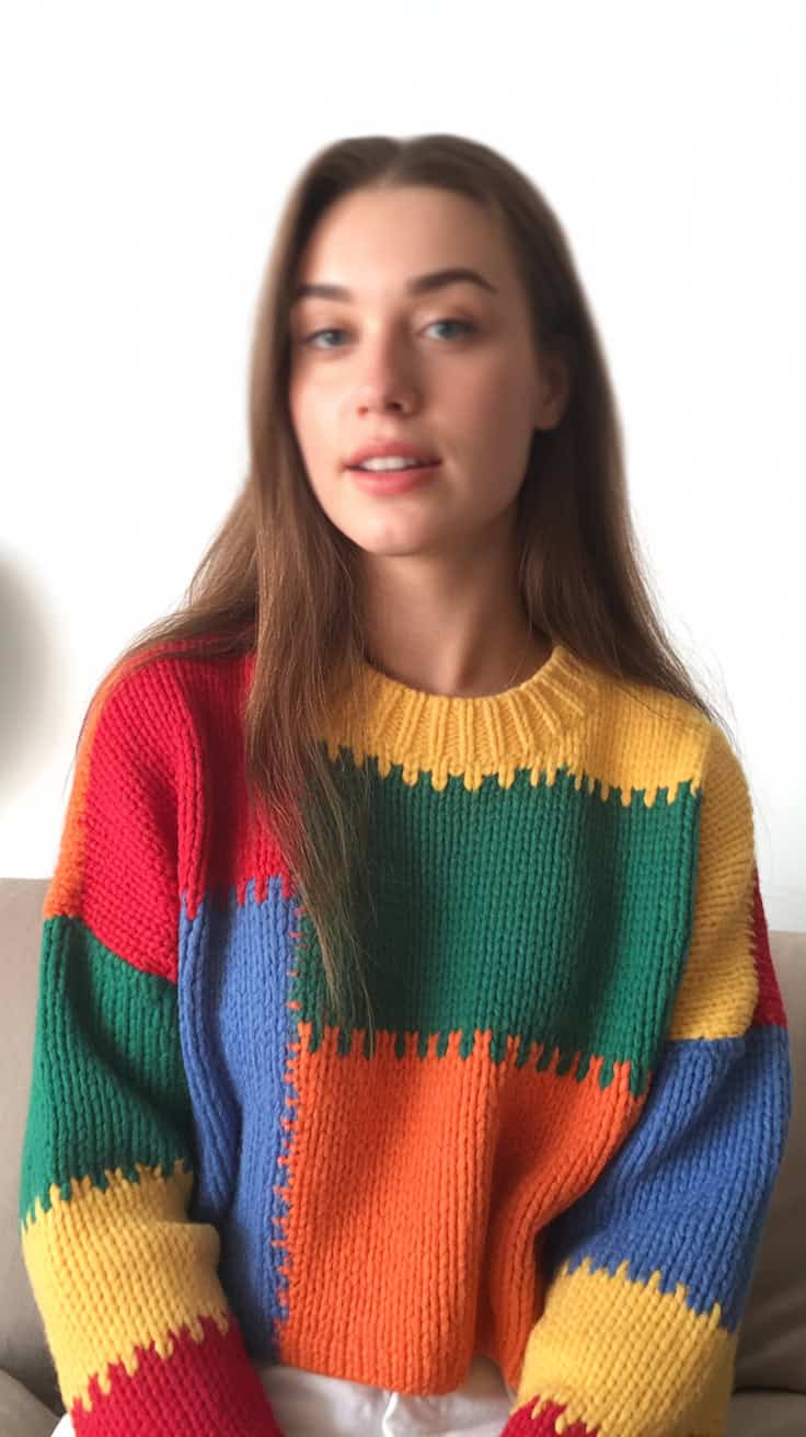 17 Harry Styles Cardigan Crochet Patterns: Customized Comfort for All Fans! 4 a close up portrait of a young woman
