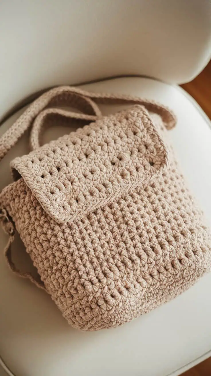 30 Messenger Bag Crochet Patterns: Unleash Your Creativity with Easy DIY Designs 61 a photo of a beige colored crocheted bag WH7mlyLXQ822upvInASYLQ cZJTGk RRpeWv0P13F0ppw