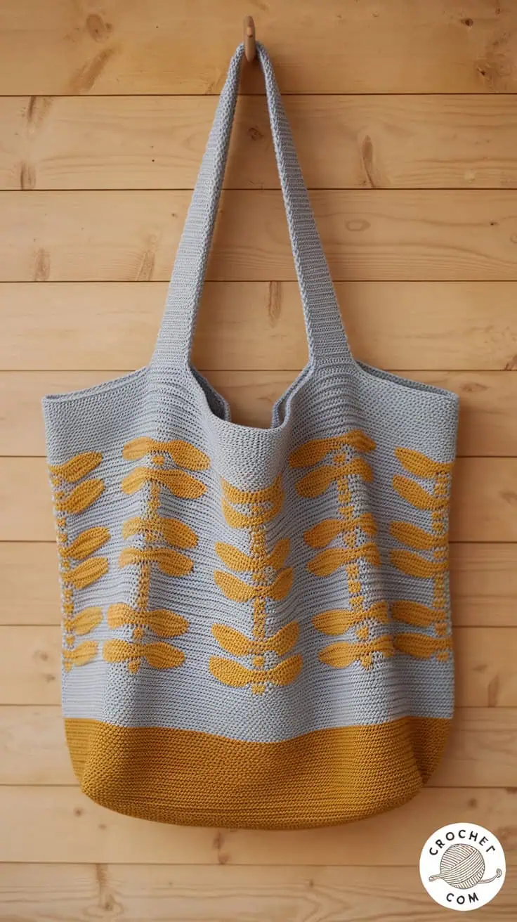 30 Messenger Bag Crochet Patterns: Unleash Your Creativity with Easy DIY Designs 17 a photo of a gray and mustard yellow kni IaYAOeorTiWxpNZWAqKkbg X8OjLWfDT8ihQwTfL HnIg
