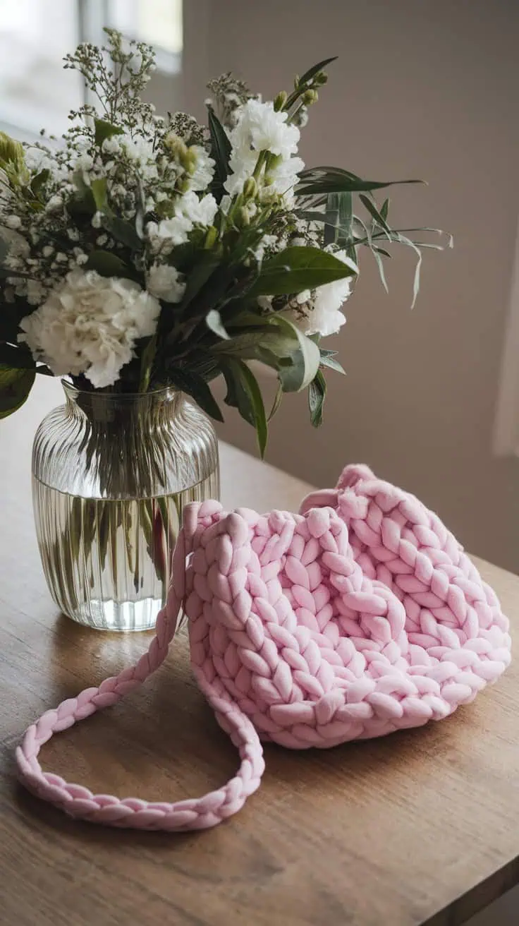 30 Messenger Bag Crochet Patterns: Unleash Your Creativity with Easy DIY Designs 15 a photo of a wooden table with a clear