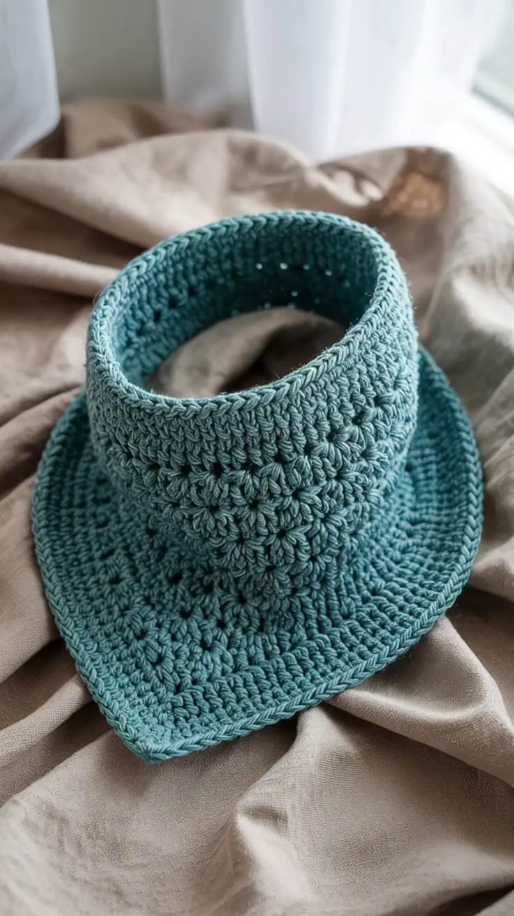 26 Neck Warmer Crochet Patterns: Fashionable DIY Projects for Beginners 18 a photograph of a teal crocheted neck wa wdMQsTiKQ0mPmvF60p TBQ t 9 o49lT e3E