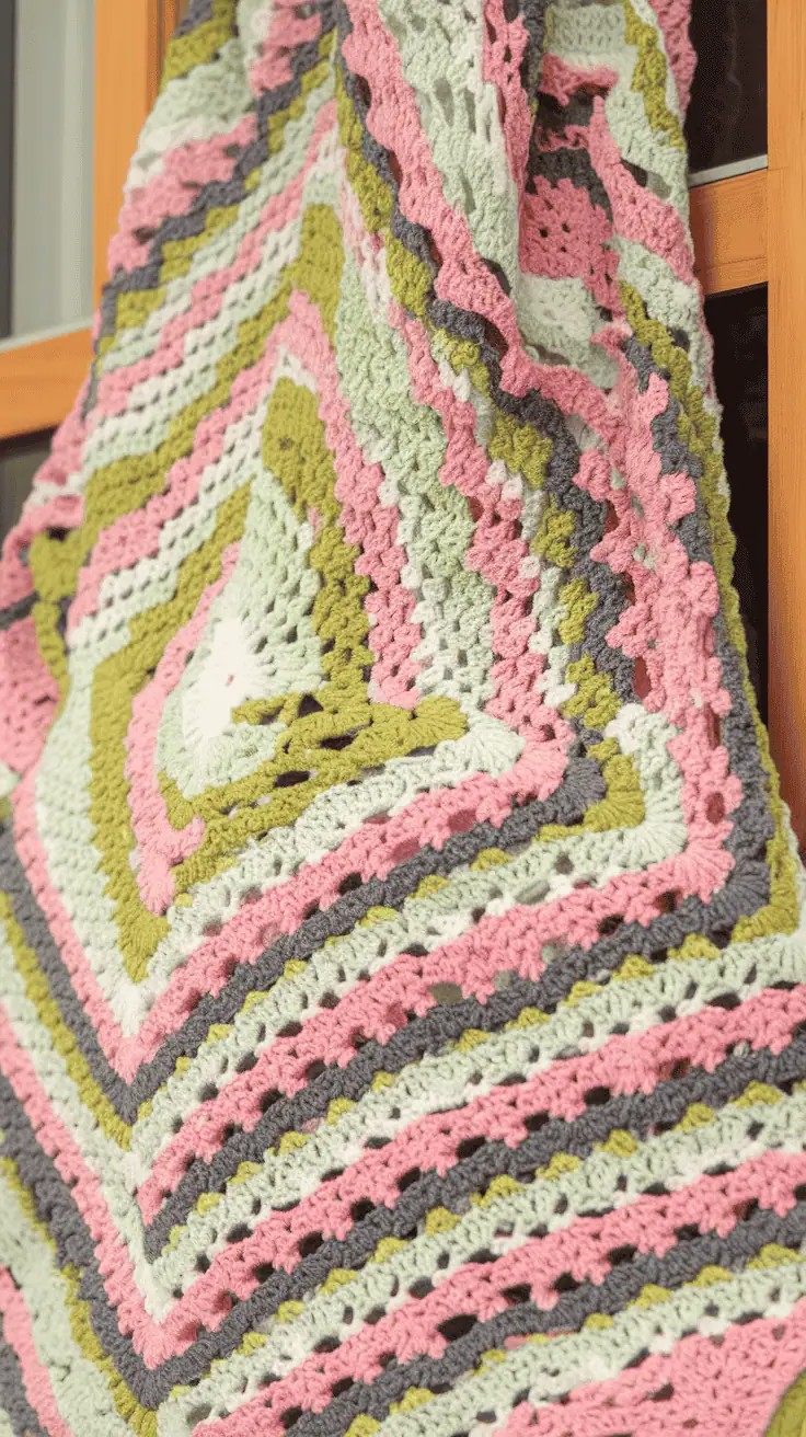 20 Star Blanket Crochet Pattern: Create Cozy Heirlooms for Your Loved Ones 31 a vibrant handcrafted crochet blanket it gM MZAooQVyAEhsADlLg9A X6HUzenRa nEasM7S2TNQ