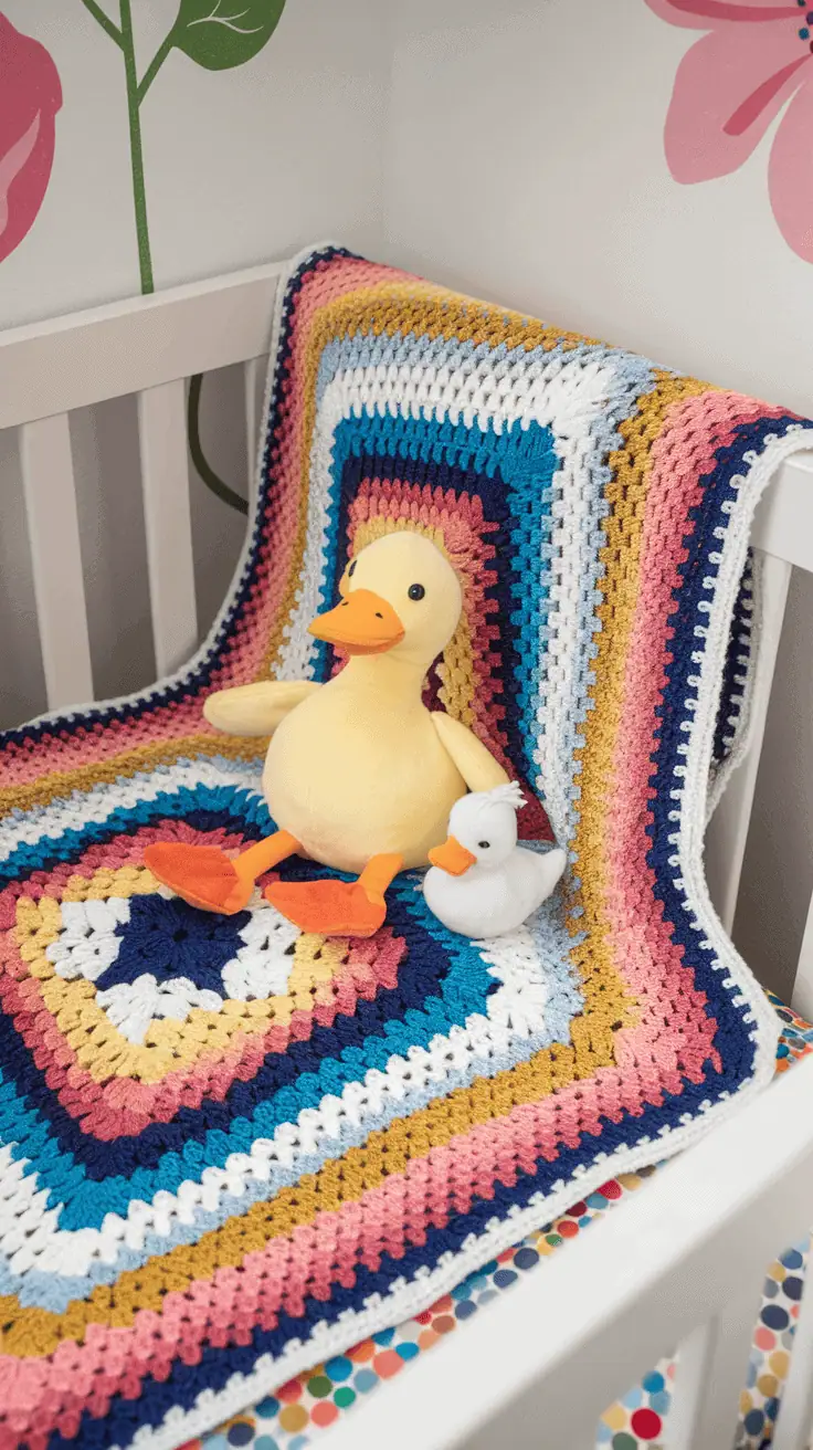 20 Star Blanket Crochet Pattern: Create Cozy Heirlooms for Your Loved Ones 45 a vibrant multi colored crocheted blanke RN9t LYvSDaRfMJL8DvFMQ urszQdA4SIOOxmpAQmFIsg 1