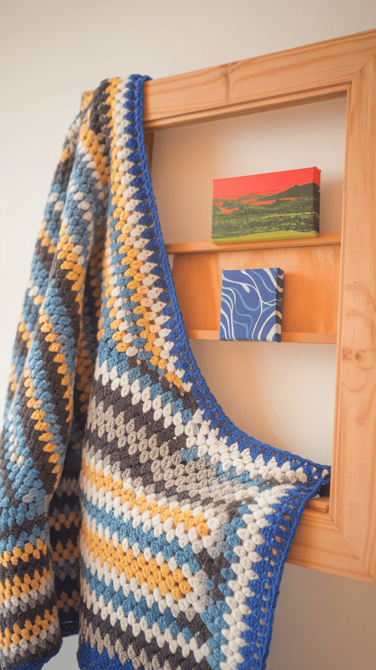 20 Star Blanket Crochet Pattern: Create Cozy Heirlooms for Your Loved Ones 35 a vibrant multi colored crocheted blanke oFdm4jLwS0aGGBHTADYwSA GZXkV4epSEGAsYd5VDFqKw