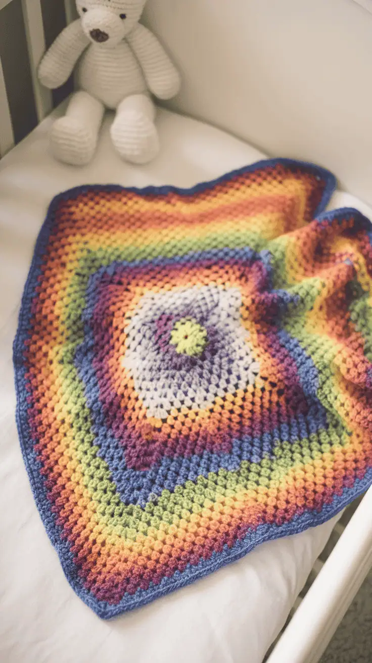 20 Star Blanket Crochet Pattern: Create Cozy Heirlooms for Your Loved Ones 43 a vibrant multicolored blanket draped ov oJ7QnFt3Qgi0C5cRn2bwZw 5OkcUVMUTVKNrWA2oNOj0g