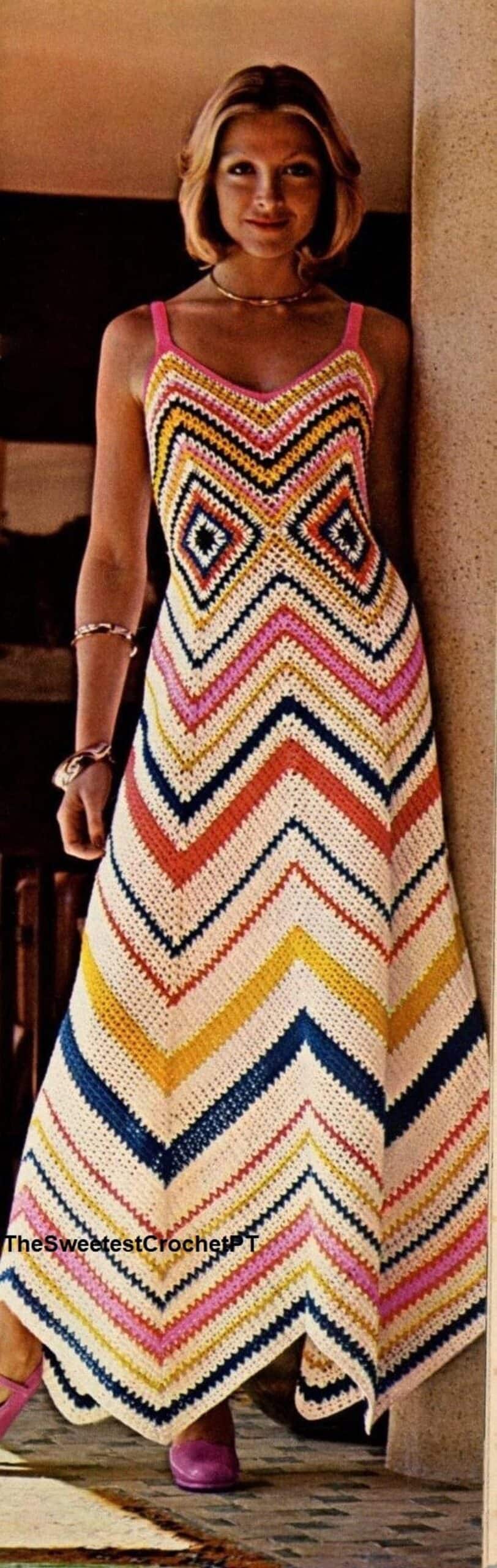 Designer Crochet: Missoni's Signature Zig-Zags and Beyond 10 Chevron Crochet Dress Pattern