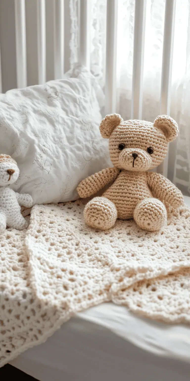 23 Baby Boy Blanket Crochet Patterns: Adorable Designs for Your Little One 45 Crochet Teddy Bear Blanket Pattern by Maisie Ruth