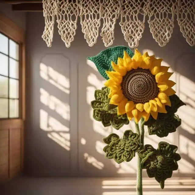 Large Sunflower Crochet