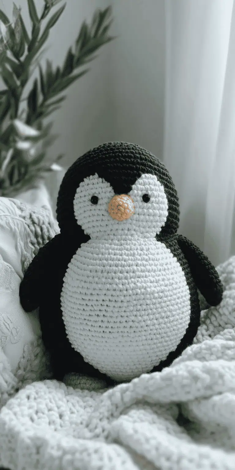 23 Baby Boy Blanket Crochet Patterns: Adorable Designs for Your Little One 39 Peter Penguin Crochet Baby Shower Gift Pattern