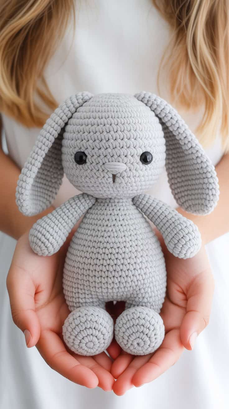 18 Easter Bunny Crochet Patterns: Celebrate Spring with Handmade Charm 30 a close up photograph of a handcrafted c E5WXbsyTgiDDrlA4 8I9A XwRrnpG5QBm7aC1KcLWnjw cover