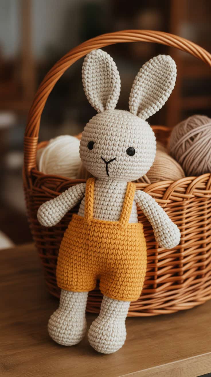 18 Easter Bunny Crochet Patterns: Celebrate Spring with Handmade Charm 18 a close up photograph of a handcrafted c tlPsdEflTBqS 8gGP3SDUQ 6au0RTAlQZqUlQZ7PseMYA