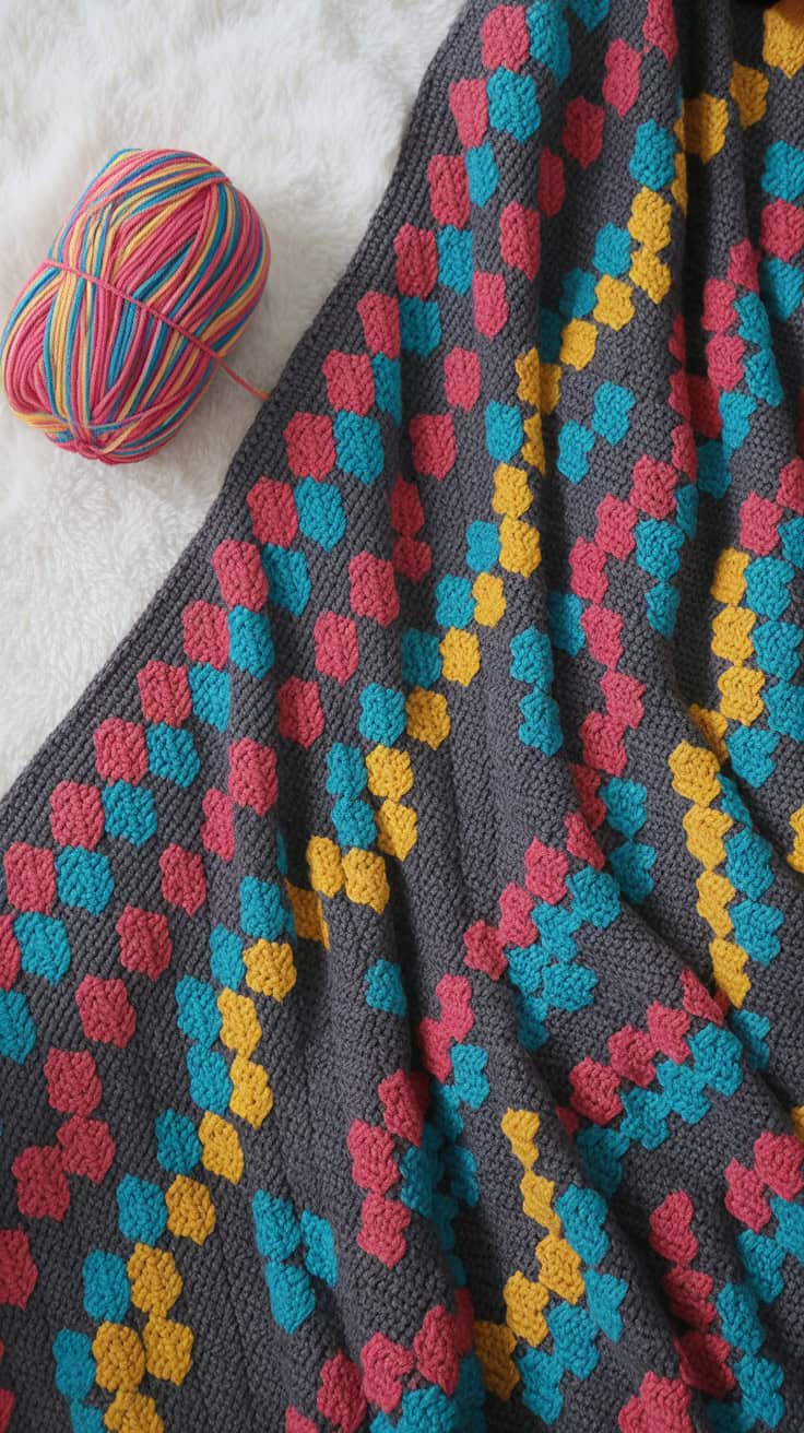 26 Mosaic Crochet Patterns: Boost Your Skills with Vibrant Designs 36 a close up photograph of an intricate cr v MXkKhfQr osVnq nf iQ sE6TSCruSQGW9TaTw7kTyA
