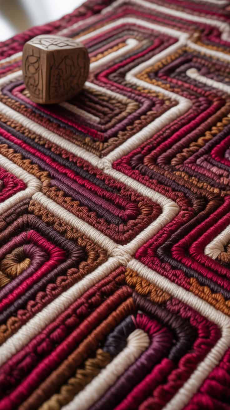 26 Mosaic Crochet Patterns: Boost Your Skills with Vibrant Designs 38 a detailed close up photograph of an int 2dGzvTRUR9ykyWwW R4Thg 08U9Y 6ySEKDrg7VYv8Tew