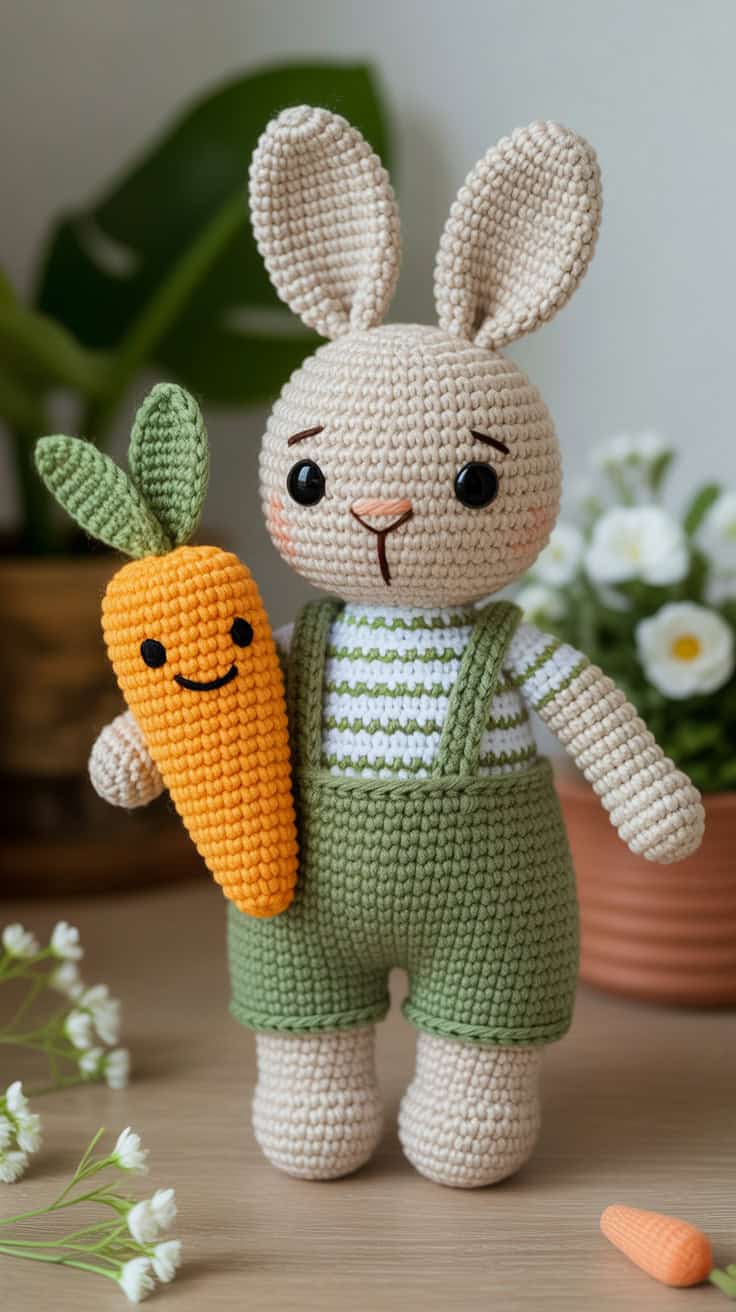 18 Easter Bunny Crochet Patterns: Celebrate Spring with Handmade Charm 2 a detailed photograph of a handcrafted c ydGc4WJsRCOkNCQUgkhTQw iorbxb7rRUmYz 6D6T9F4w