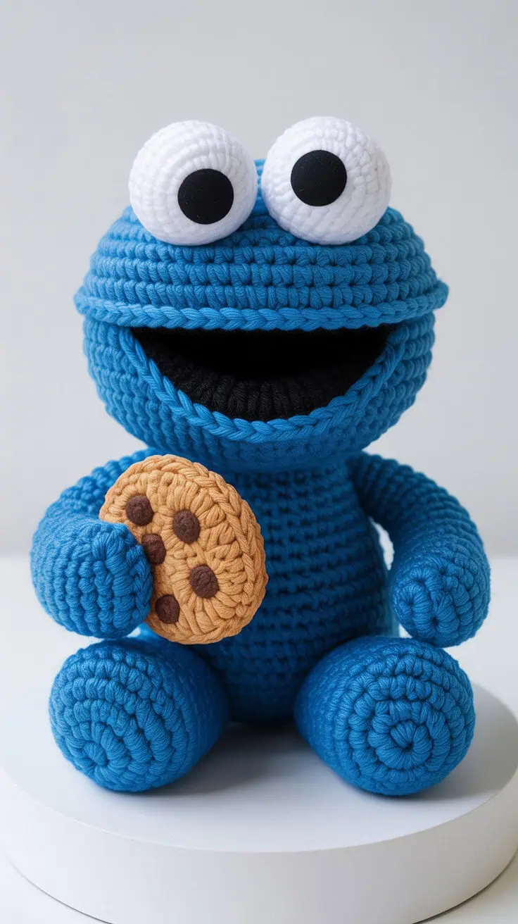 10 Elmo Crochet Patterns: Fun and Easy Projects for Sesame Street Fans 4 a handcrafted amigurumi style plush toy