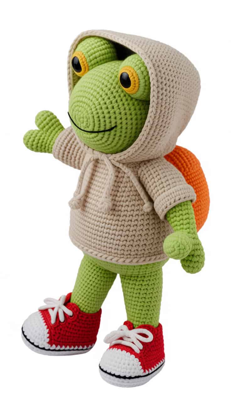 34 Frog Crochet Patterns: Create Adorable Amigurumi for All Crocheters 45 a handmade crochet stuffed toy frog wear 50mlkgybQ0CYXTrKGuCz0Q 6nS3UbpAS7m q6KhcF5zHw cover