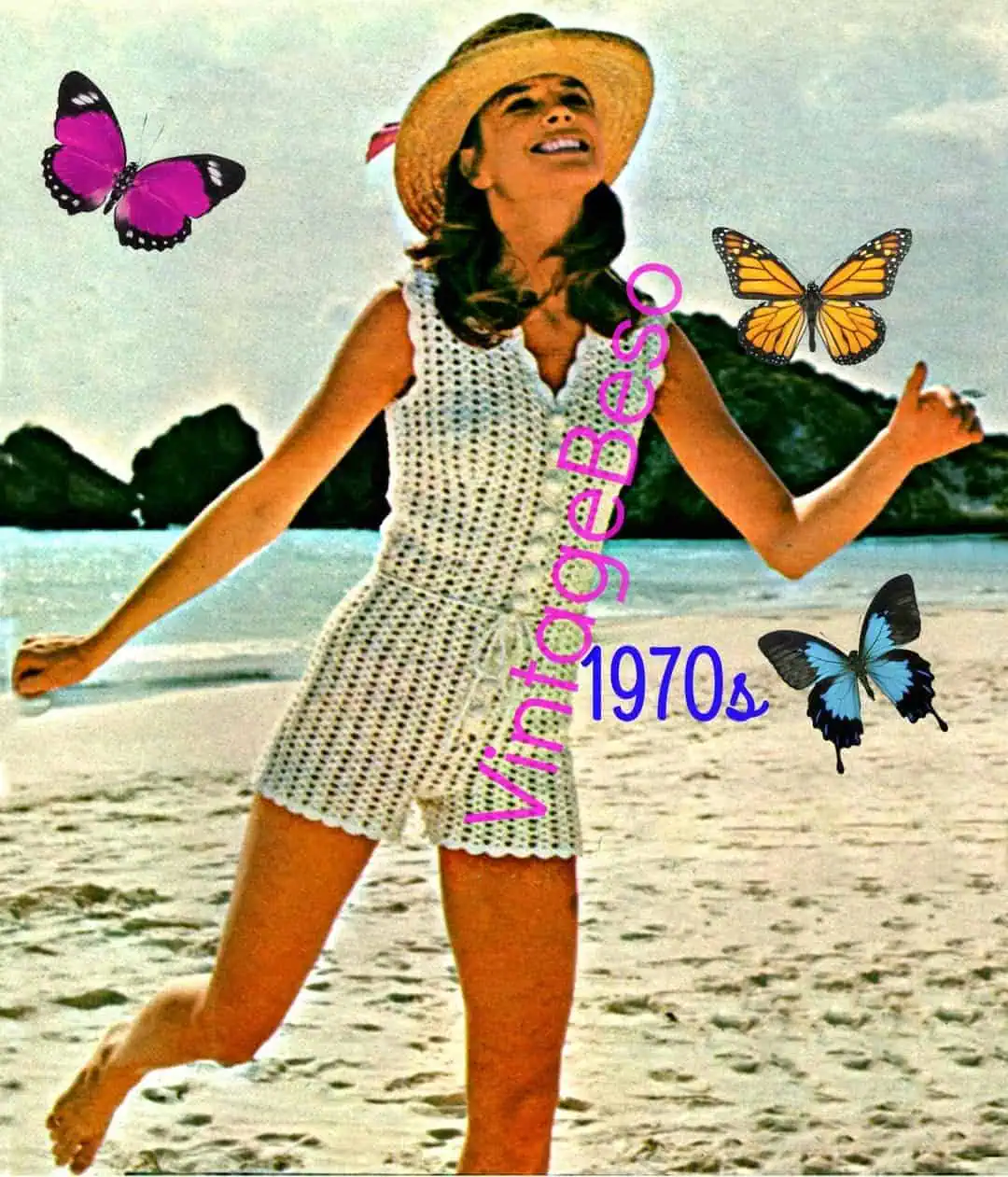 Crochet Fashion Pieces Perfect for the Next Coachella Event 25 Vintage 1970s Beach Romper