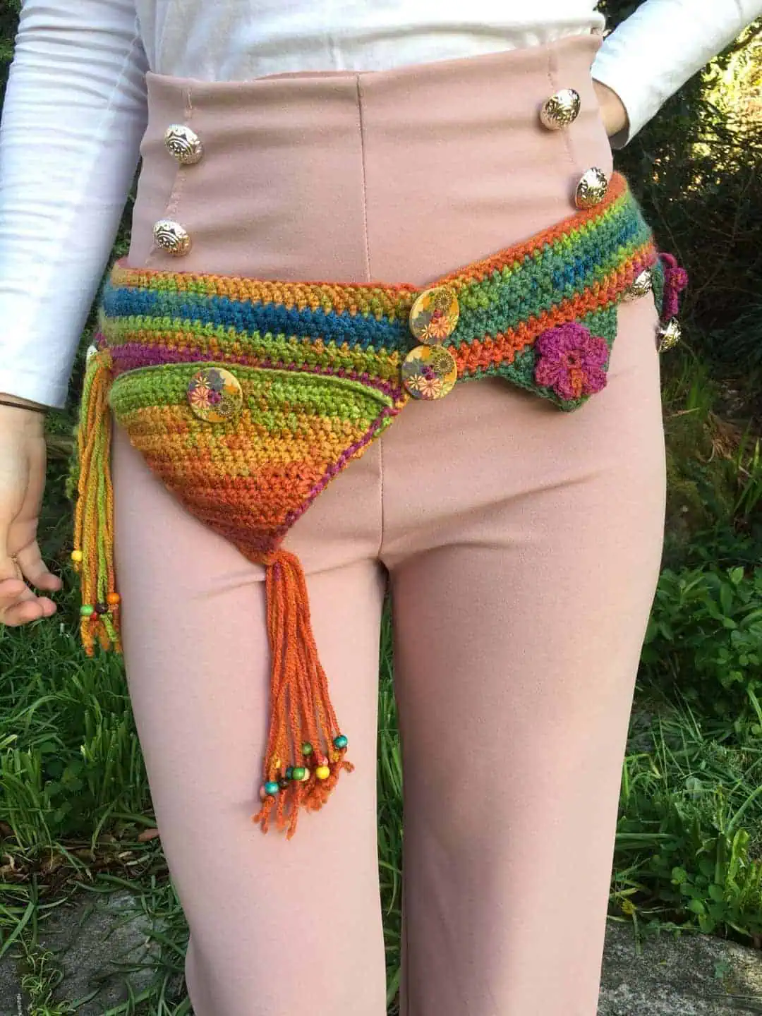 Crochet Fashion Pieces Perfect for the Next Coachella Event 29 Fanny Pack Pattern Boho Festival
