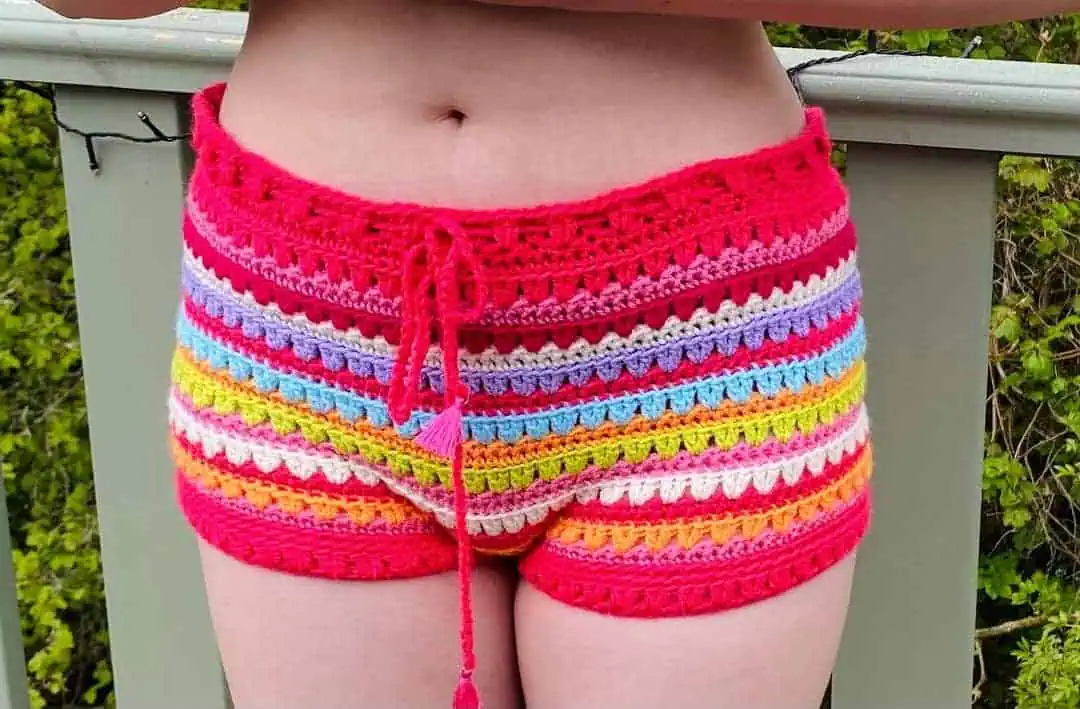 Crochet Fashion Pieces Perfect for the Next Coachella Event 23 Festival Crochet Shorts