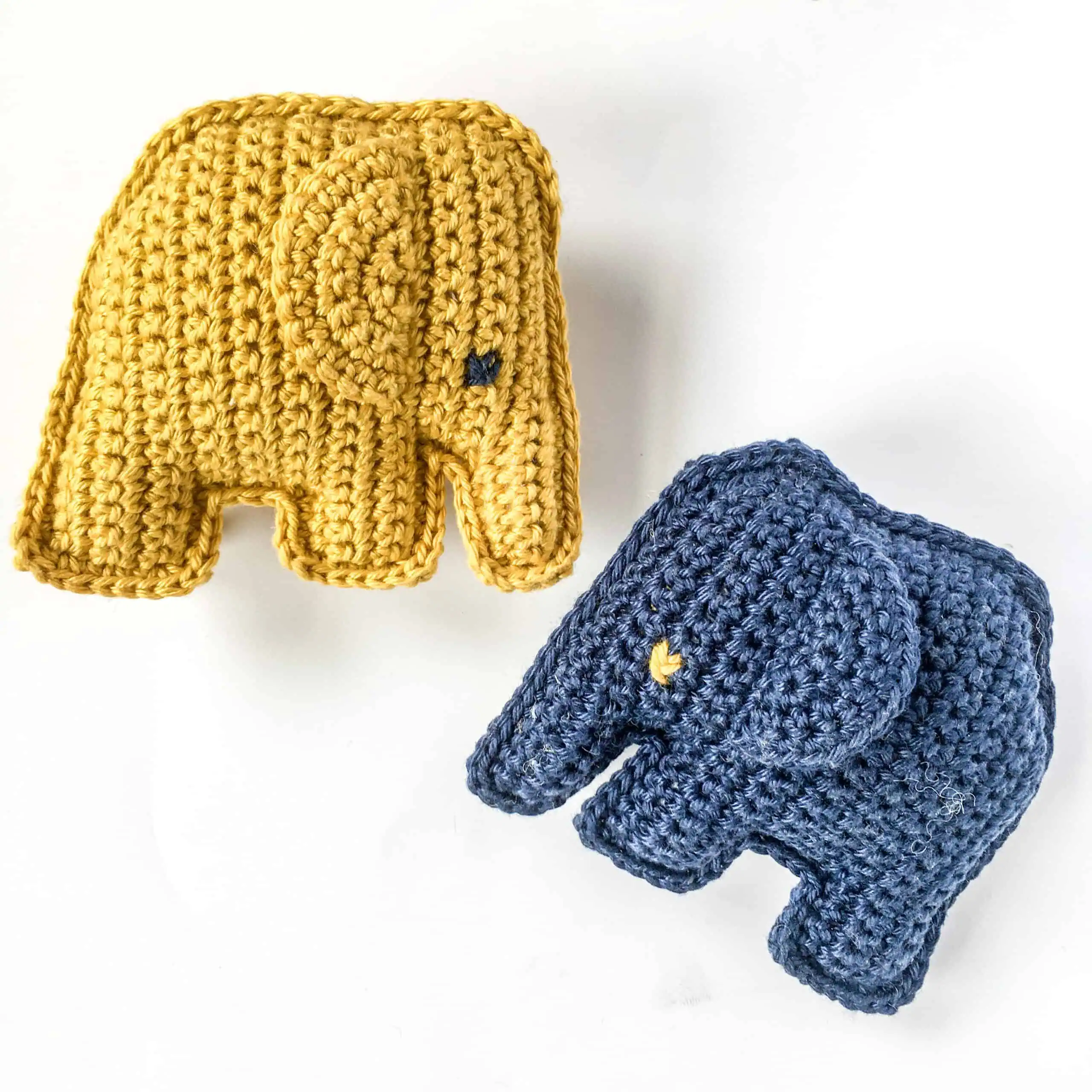 Crochet Elephant Patterns: Fun, Creative, and Adorable! 2 Baby Elephants