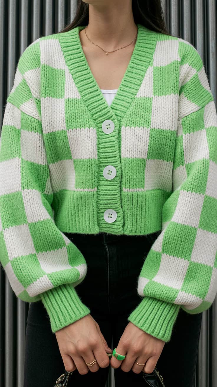 a bright chunky knit cardigan sweater in C 7o7Nw7T8SPkV4Tz mLKQ DtFOoaGERKqVEVUsRDB 8w