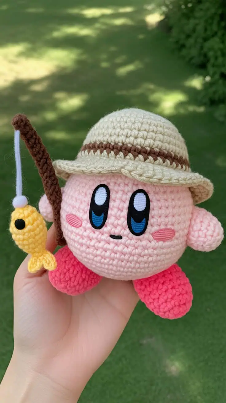 27 Kirby Crochet Patterns: Unleash Your Creativity with Fun Designs! 20 a close up photograph of a handmade croc chlxEFmSdGswikuXgr1hw ewrovpegSOurajR3amD XA cover