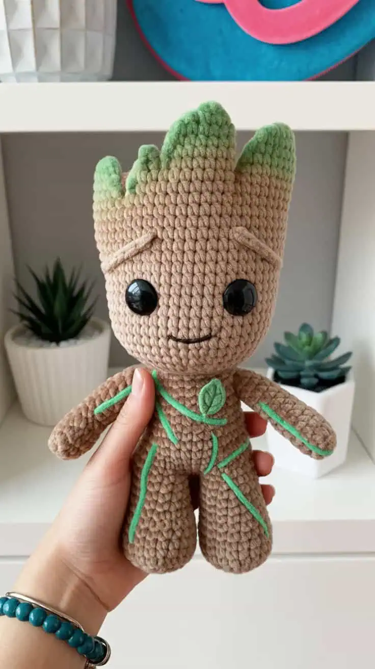 a close up photograph of a plush
