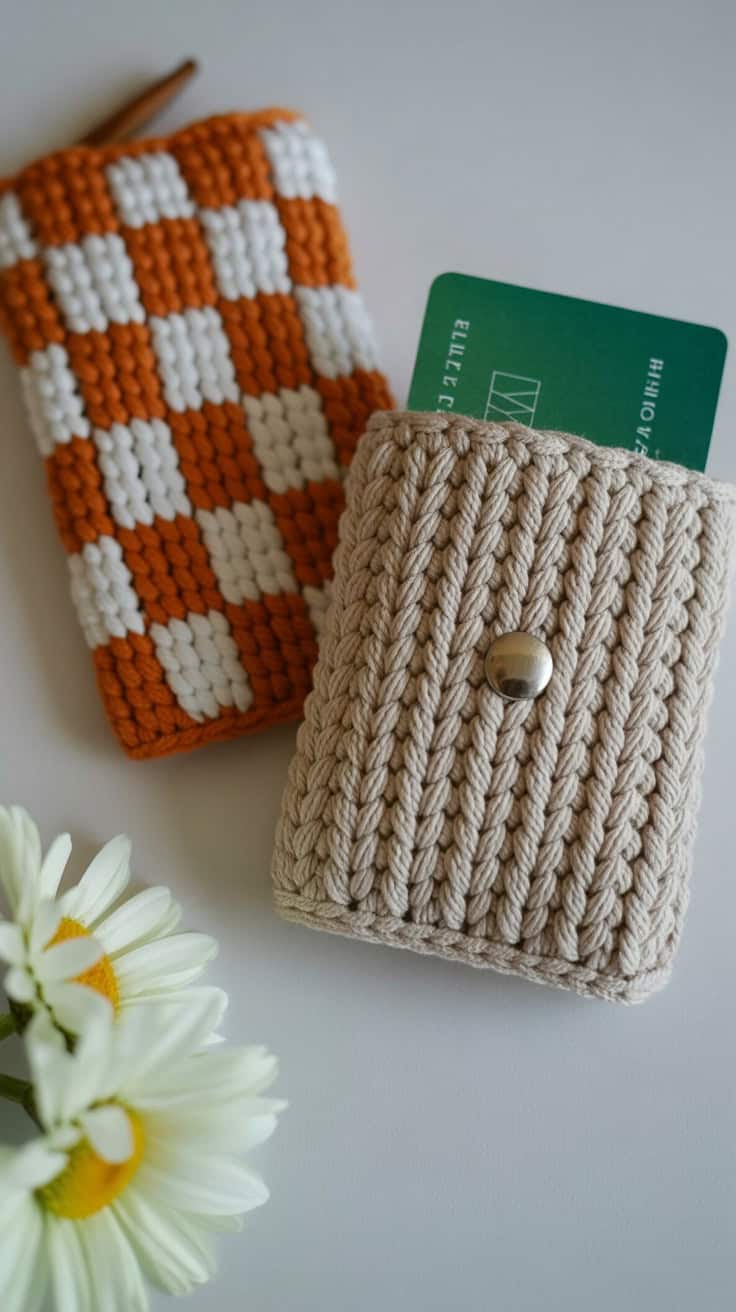 a close up photograph of two handmade
