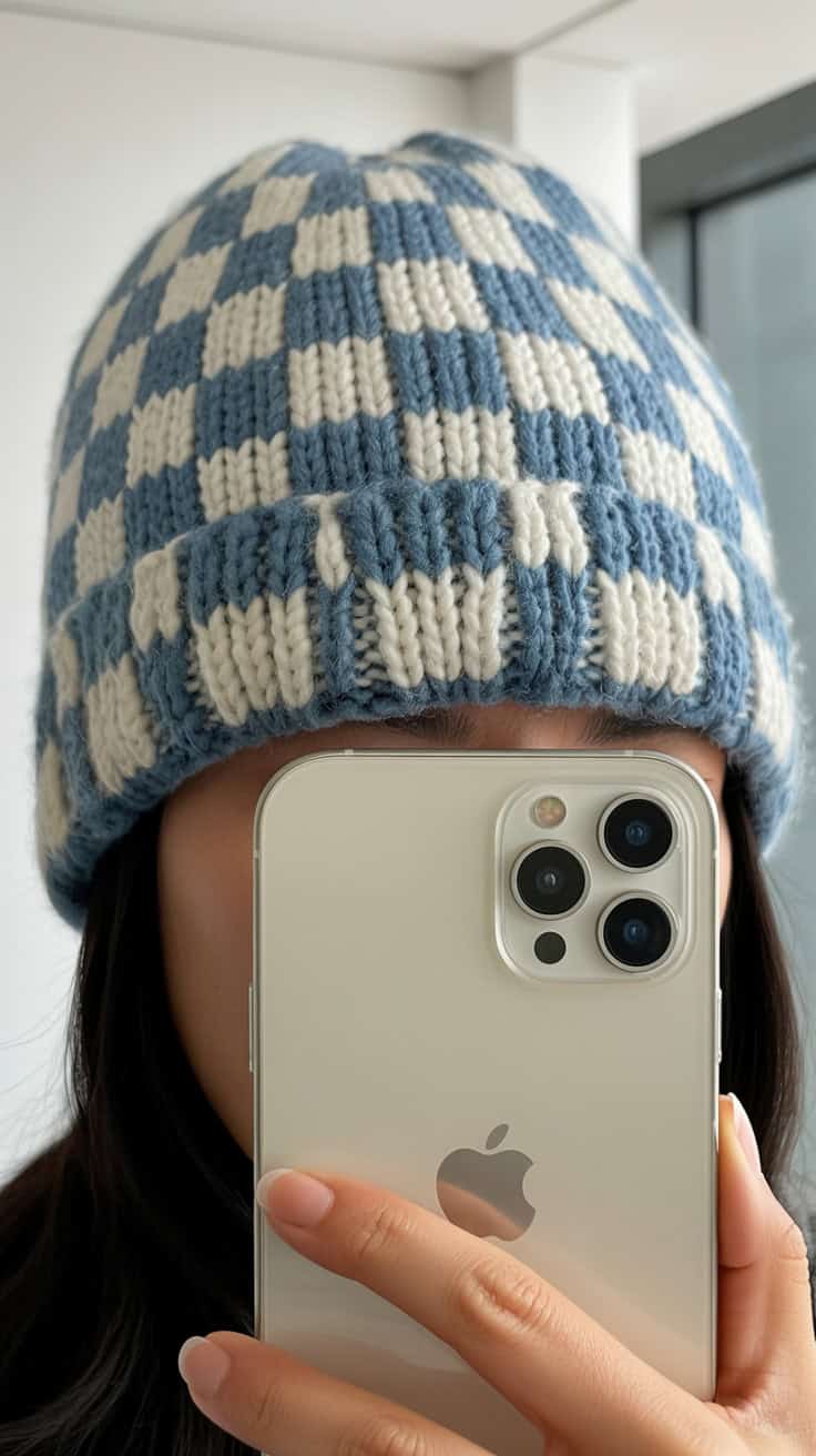 a close up selfie photograph showing a p lZ21 r4 QRiT