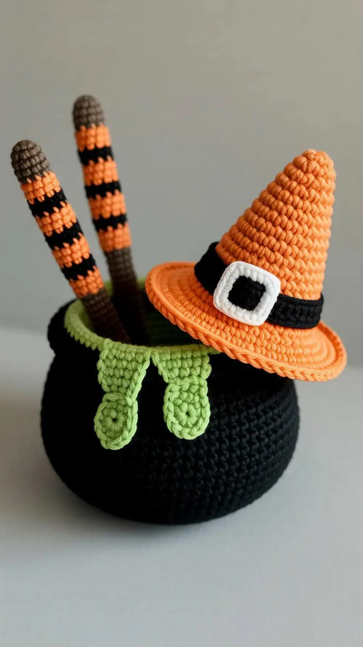 28 Halloween Crochet Patterns: Spooktacular Projects for All Ages 46 a crocheted halloween decoration