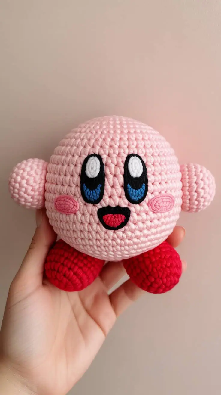 27 Kirby Crochet Patterns: Unleash Your Creativity with Fun Designs! 28 a handcrafted amigurumi style plush of k NRhMtpzwQaKR gkLhC2SFw 7PA74369THaFnsT8AXkdPw