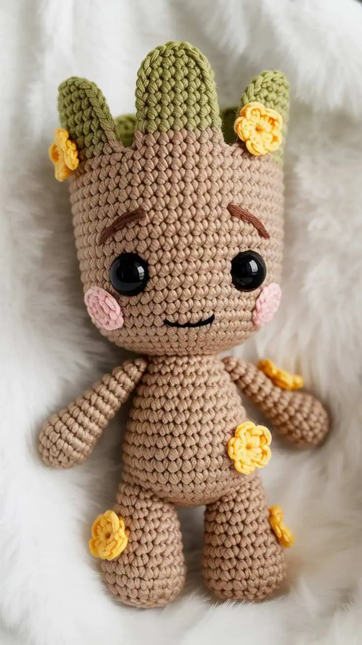 a handcrafted crochet groot doll made fr fPtXR5MlSYKEPlOAFzsocg oPIc6ntQQ OkLAoPXpdocw