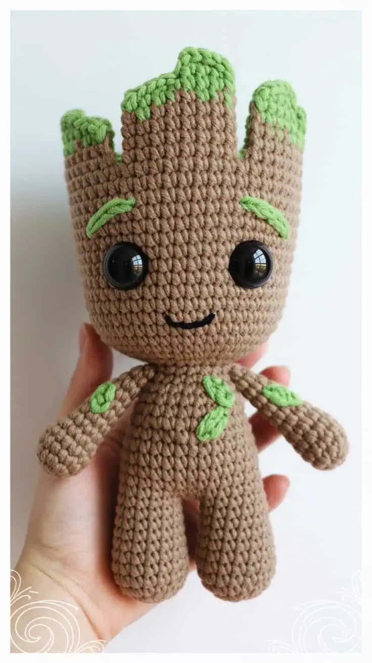 a handcrafted crochet plush toy of baby p3bprHfGTK6S1K