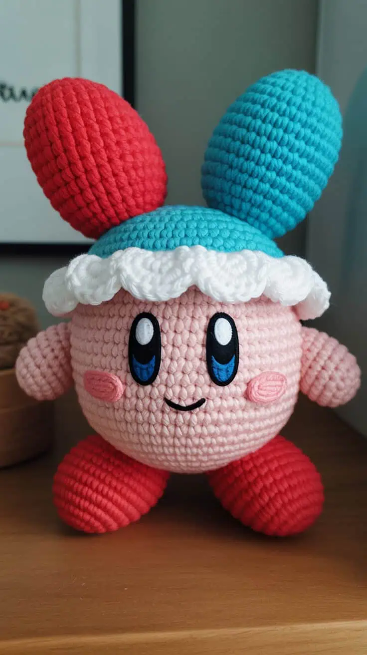 27 Kirby Crochet Patterns: Unleash Your Creativity with Fun Designs! 50 a handmade crochet amigurumi version of