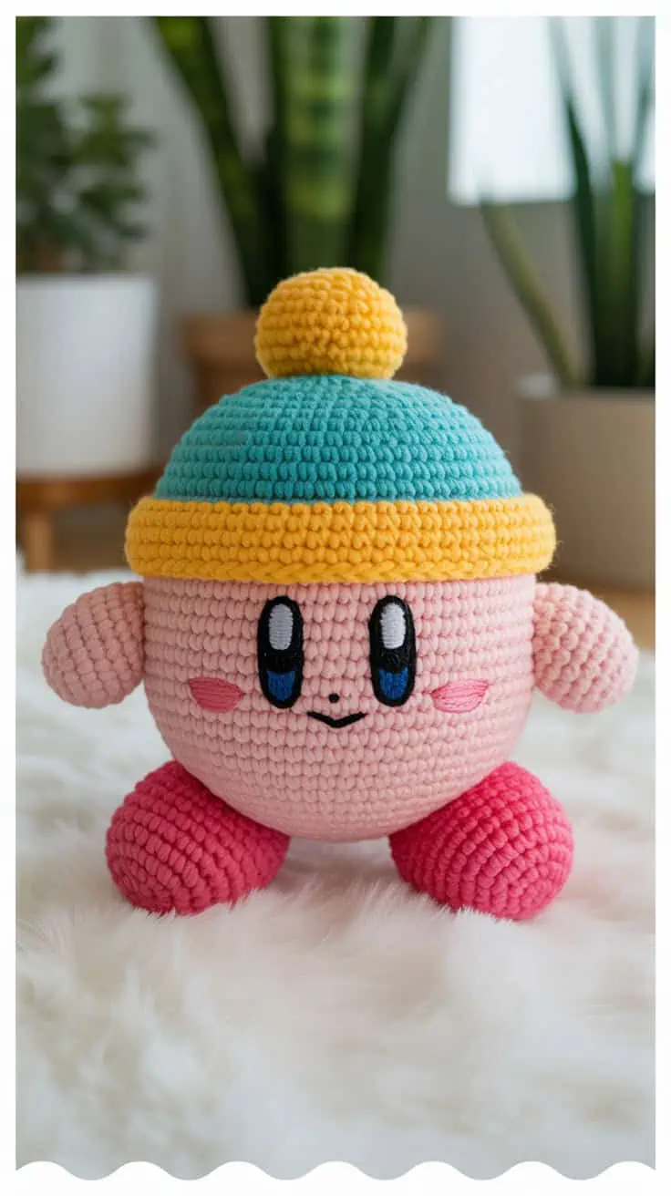 27 Kirby Crochet Patterns: Unleash Your Creativity with Fun Designs! 12 a handmade crochet plush toy of kirby th MWU33vXGTUWLAkbrtyFZhg 3k9PVIAMRliRZqSczU h Q