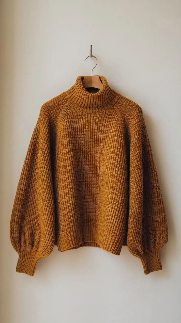 a photo of a mustard colored sweater han AScA1O9vR8iCpe12Kb 8XQ SQcm2t5nQgubcTk00iZoAg