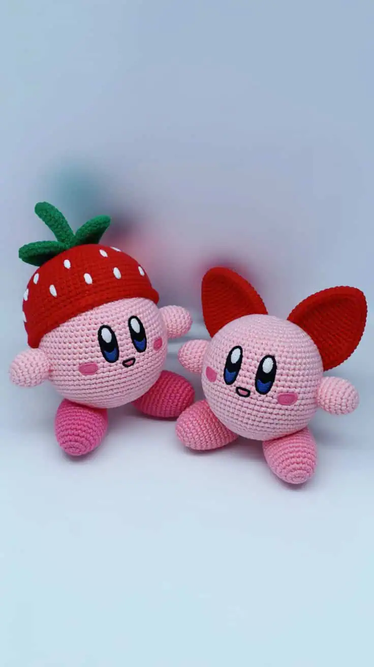 27 Kirby Crochet Patterns: Unleash Your Creativity with Fun Designs! 36 a photo of two pink kirby plush crochete QtAvkxyGSiqjugdSdqlQaw 9P05xLMoRI lgAlgYw kzQ cover
