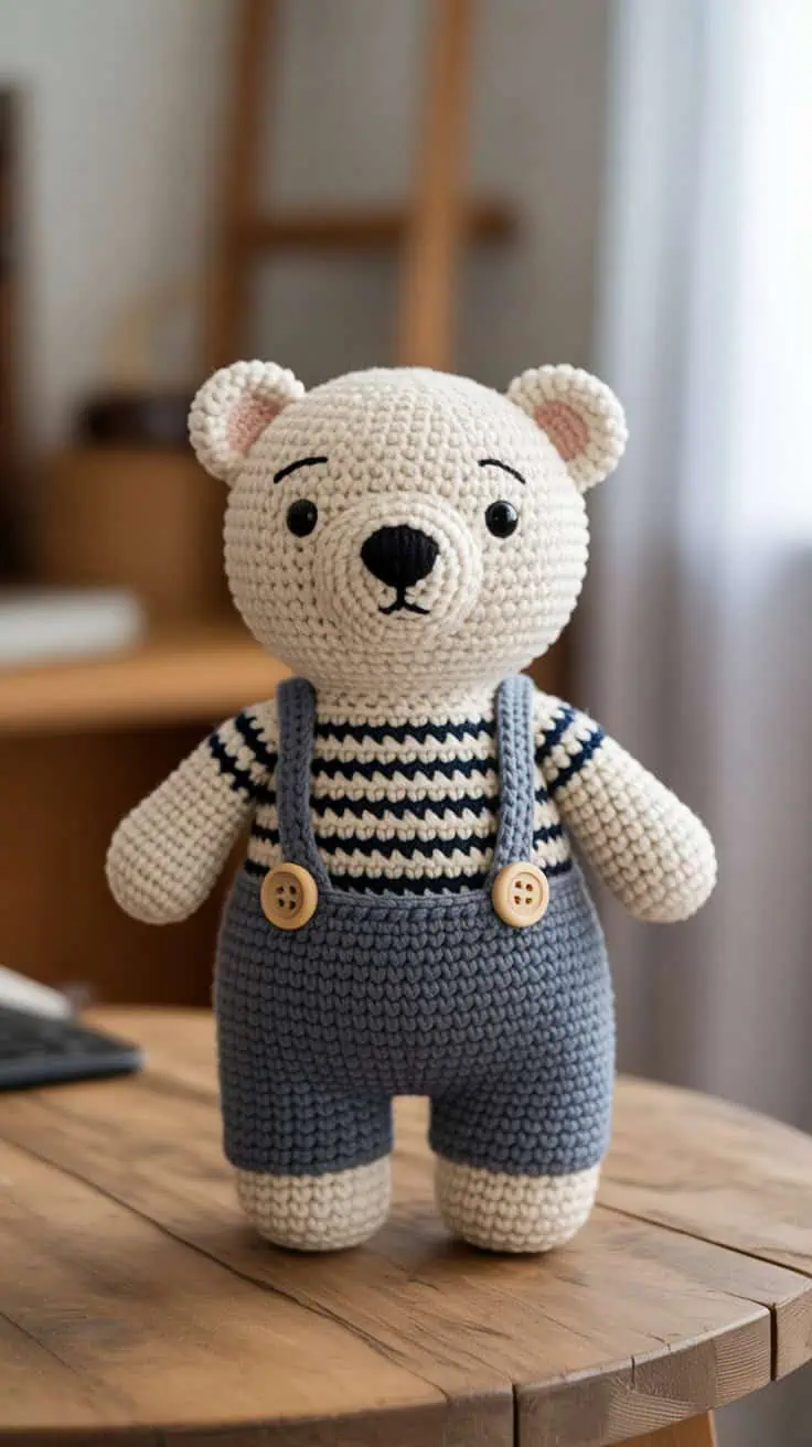 19 Polar Bear Crochet Patterns: Create Adorable Keepsakes for Everyone! 30 a photograph of a charming handcrafted