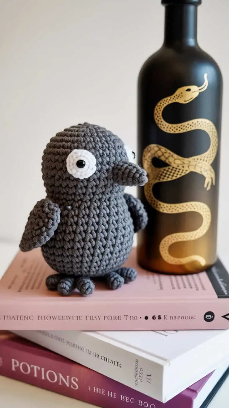28 Halloween Crochet Patterns: Spooktacular Projects for All Ages 8 a product display featuring a dark gray miN jRHPQFCS4RG87l