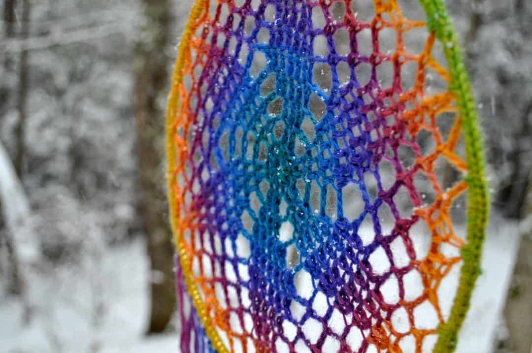 Crochet Dreamcatcher Patterns: 26 Beautiful Designs 17 Crochet Doily Dreamcatcher Pattern