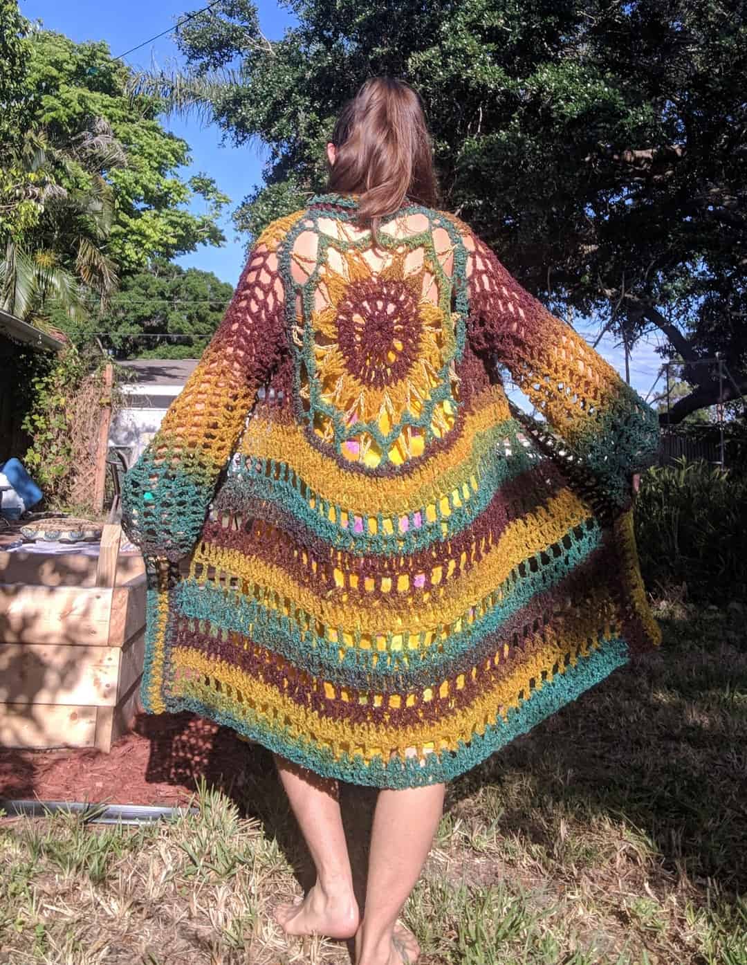Crochet Dreamcatcher Patterns: 26 Beautiful Designs 25 Garden Party Cardigan